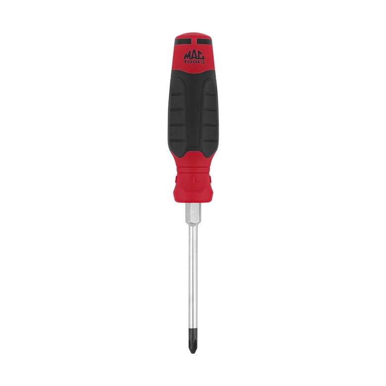 Mac-Grip™ Phillips® Screwdriver #2-Phillips x 4" - Red