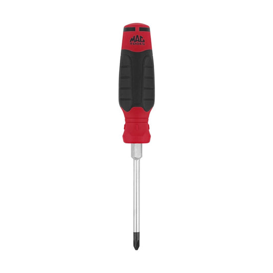 Mac-Grip™ Phillips® Screwdriver #2-Phillips x 4" - Red