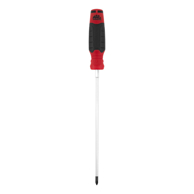 Mac-Grip™ Long Phillips® Screwdriver #1-Phillips x 8" - Red