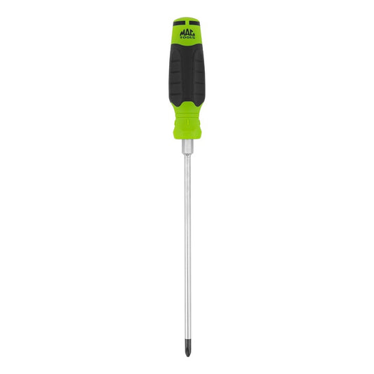 Mac-Grip™ Phillips® Screwdriver #2-Phillips x 8" - Green