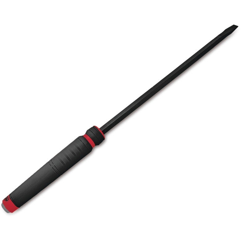 Capped Comfort-Handle 1/2" Straight-Head Pry Bar 25" Red