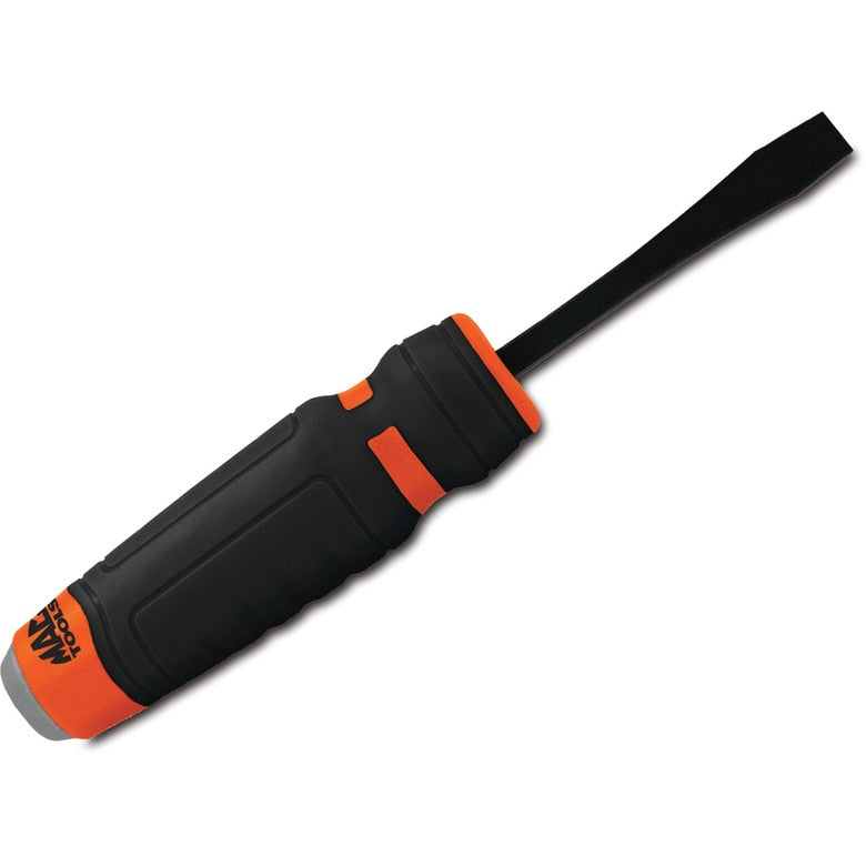 8" Straight Capped Pry Bar with Comfort-Handle - Orange