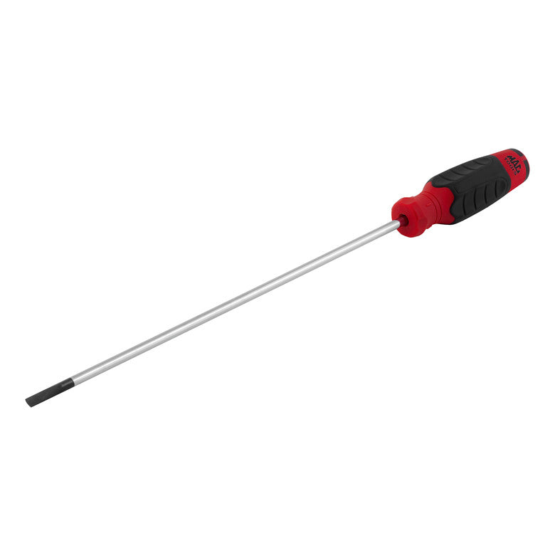 Mac-Grip™ Long Cabinet Screwdriver 1/4" x 12" - Red