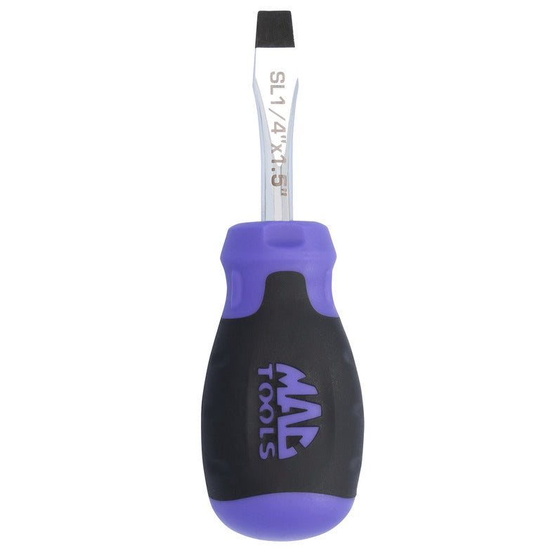 SL 1/4’’ x 1.5’’ Slotted Screwdriver - Purple