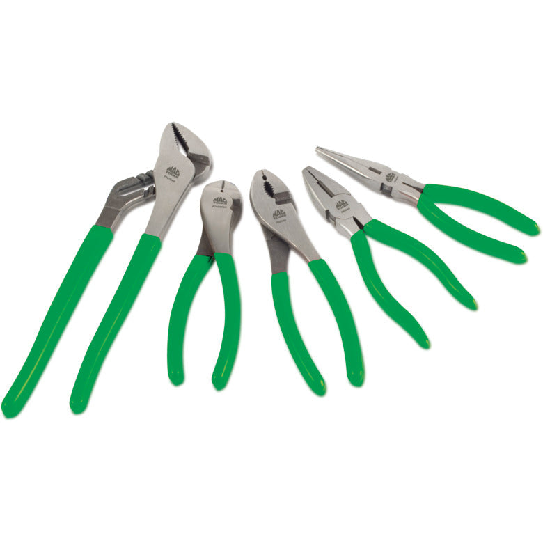 5-PC. Large Combination Pliers Set - Green