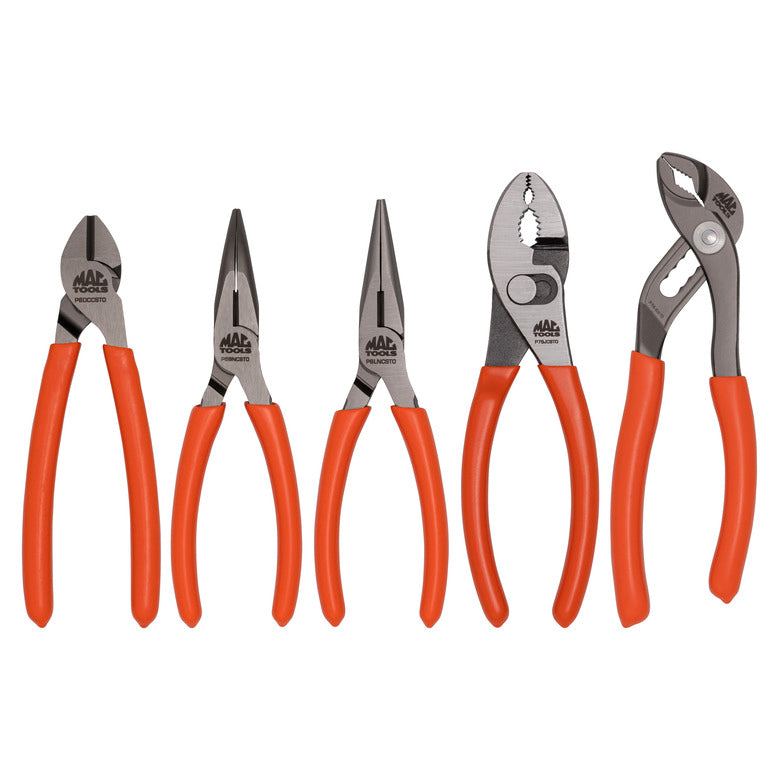 5-PC. Small Combo C.S.T. Pliers Set HI-VIZ Orange