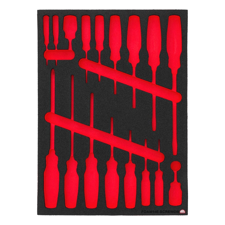 Foam Only - Screwdrivers (FOAM14E-SCREWDR Set)