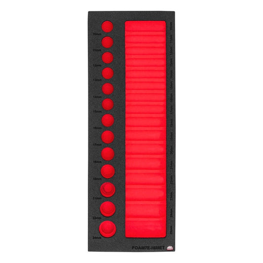 Foam Only - Impact Sockets Metric (FOAM7E-ISMET Set)