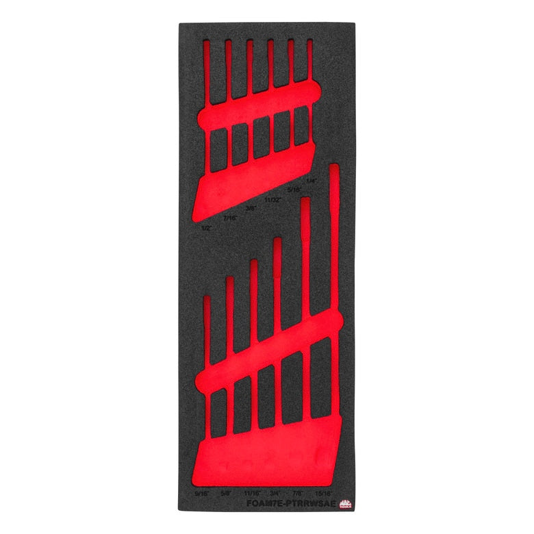 Foam Only - Reversible Racheting Wrench SAE (FOAM7E-PTRRWSAE Set)