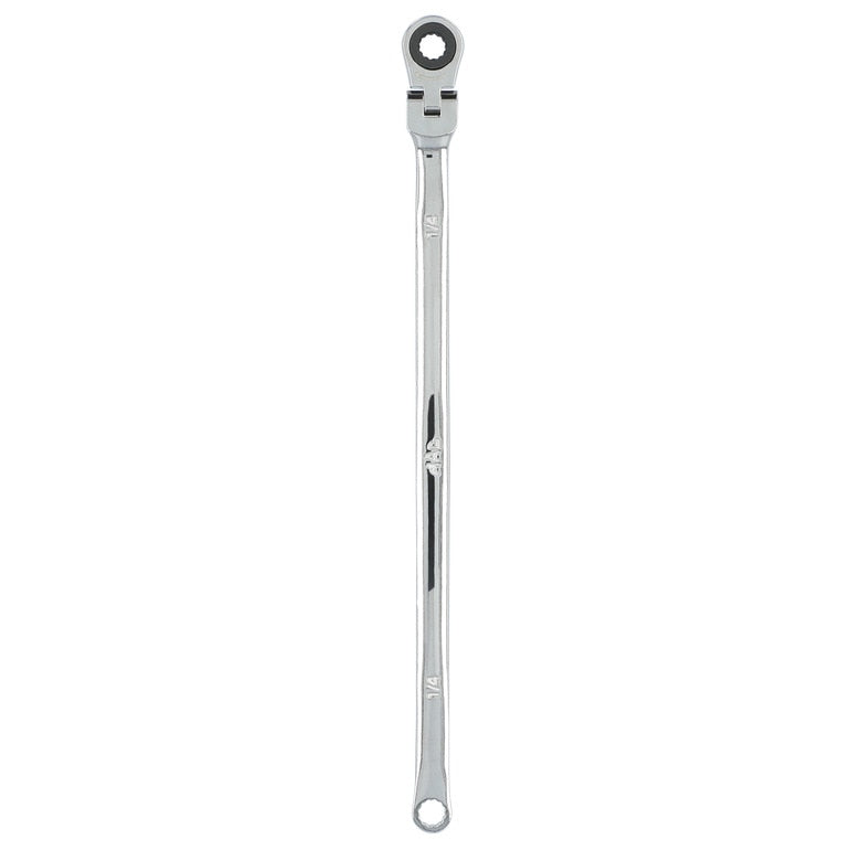 1/4" XL Double Box Flex Head Ratcheting Wrench - 12 pt.