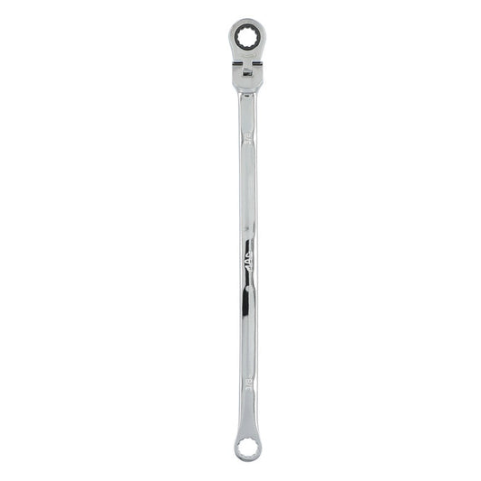 3/8" XL Double Box Flex Head Ratcheting Wrench - 12 pt.