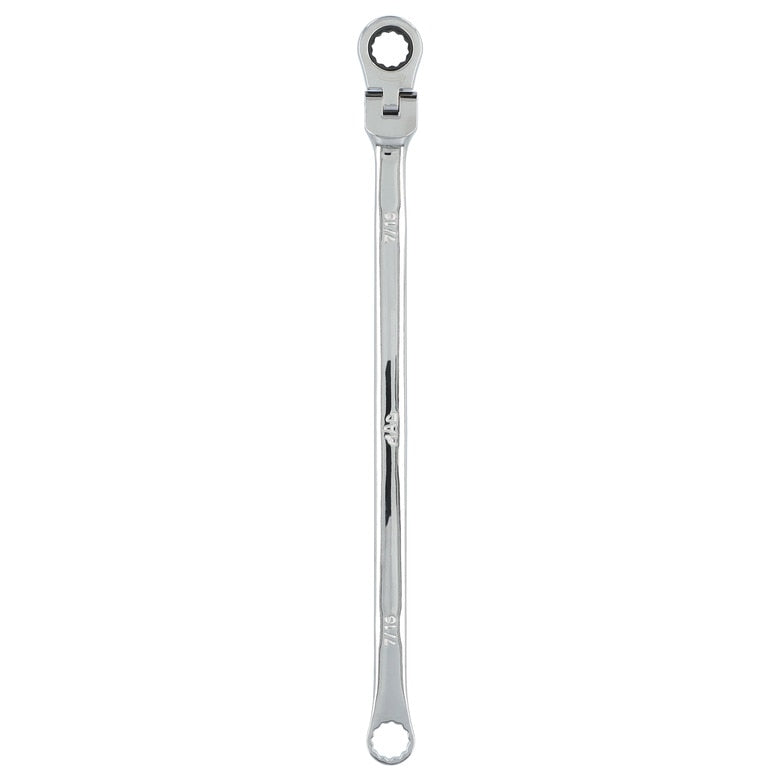 7/16" XL Double Box Flex Head Ratcheting Wrench - 12 pt.