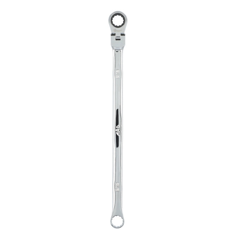 9/16" XL Double Box Flex Head Ratcheting Wrench - 12 pt.