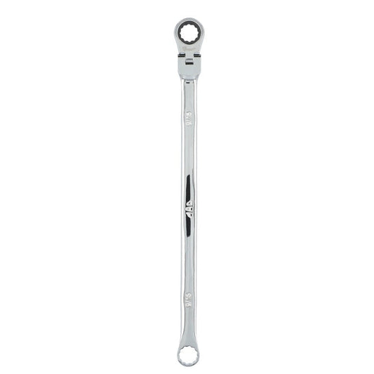 9/16" XL Double Box Flex Head Ratcheting Wrench - 12 pt.