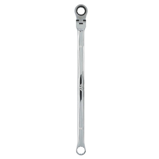 15mm XL Double Box Flex Head Ratcheting Wrench - 12 pt.