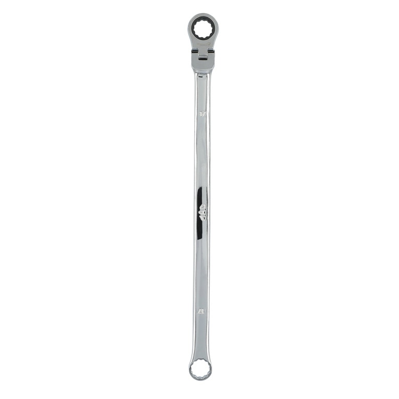 17mm XL Double Box Flex Head Ratcheting Wrench - 12 pt.