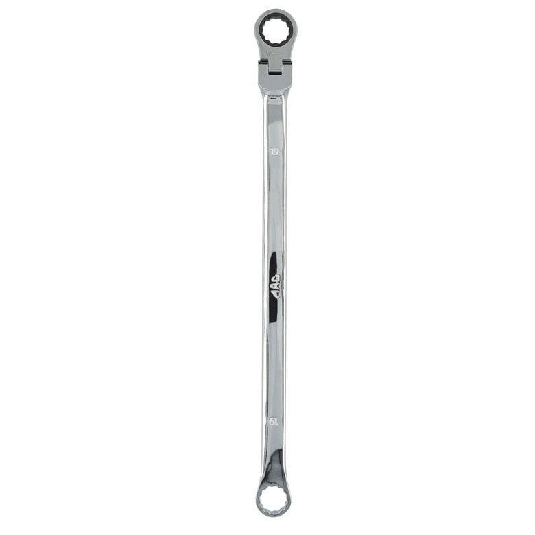 19mm XL Double Box Flex Head Ratcheting Wrench - 12 pt.
