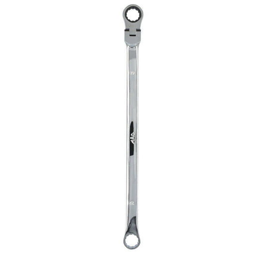 19mm XL Double Box Flex Head Ratcheting Wrench - 12 pt.