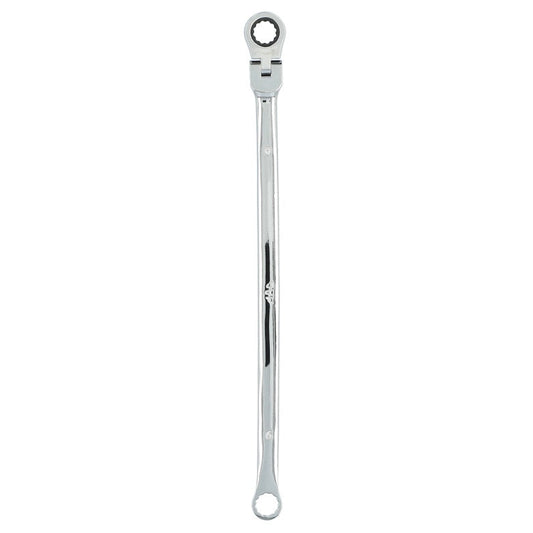 8mm XL Double Box Flex Head Ratcheting Wrench - 12 pt.