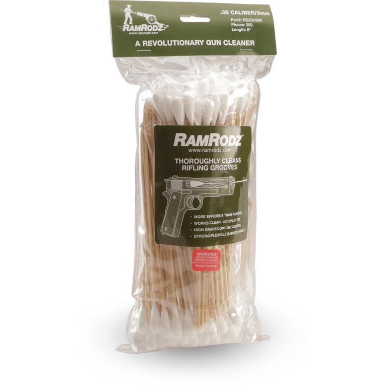 RamRodz™ Barrel Cleaner .38 Caliber/9mm - 200-PK.