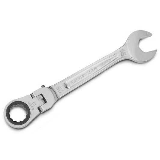 Flexible-Head Ratcheting Wrench 15mm - 12-PT.