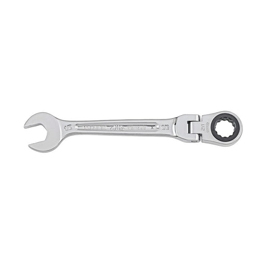 Flexible-Head Ratcheting Wrench 1/2" - 12-PT.