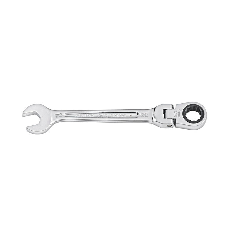 Flexible-Head Ratcheting Wrench 7/16" - 12-PT.