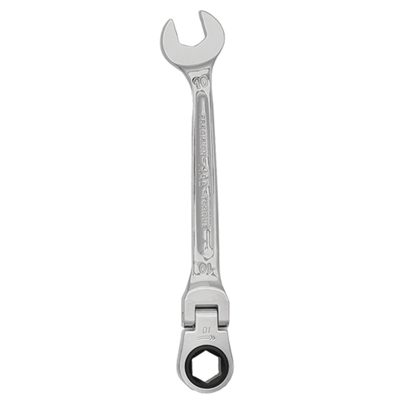 Flex-Head Ratcheting Wrench 10mm - 6-PT.