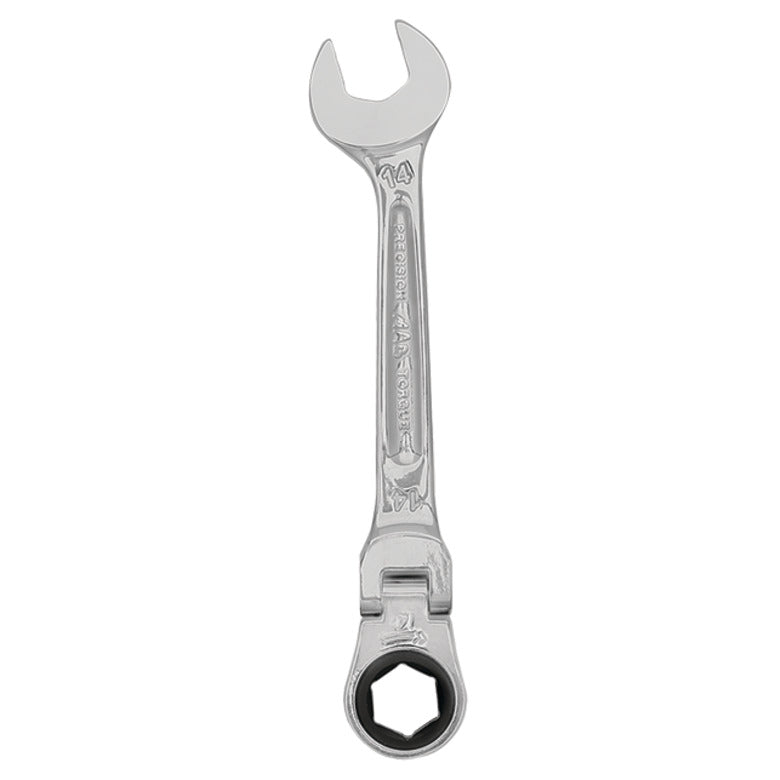 Flex-Head Ratcheting Wrench 14mm - 6-PT.