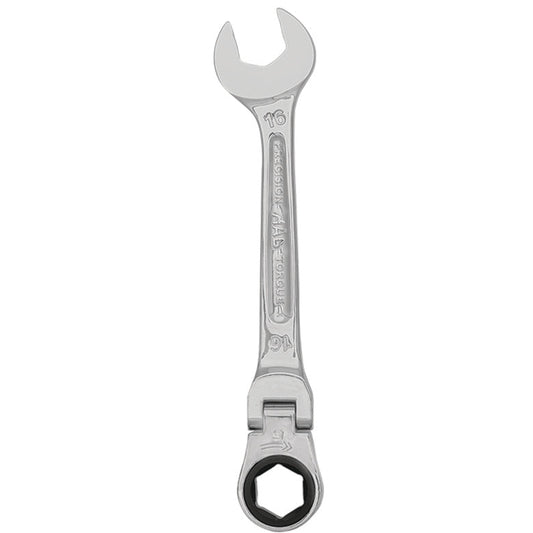 Flex-Head Ratcheting Wrench 16mm - 6-PT.