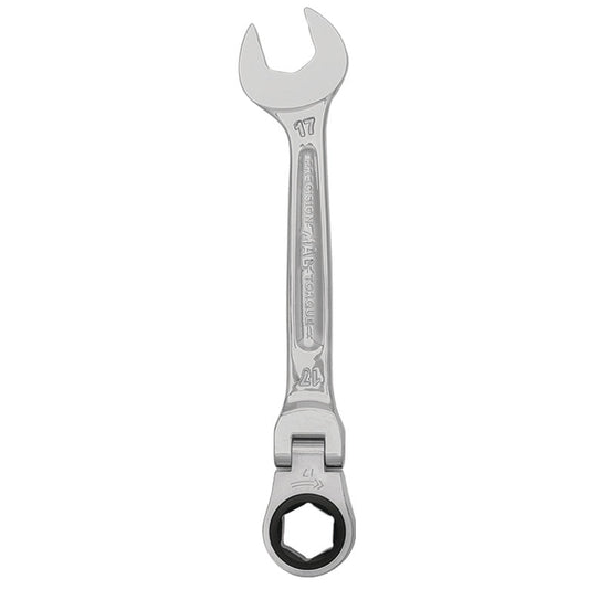 Flex-Head Ratcheting Wrench 17mm - 6-PT.