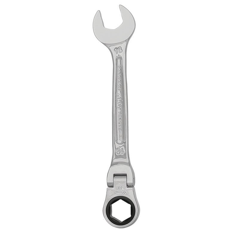 Flex-Head Ratcheting Wrench 18mm - 6-PT.
