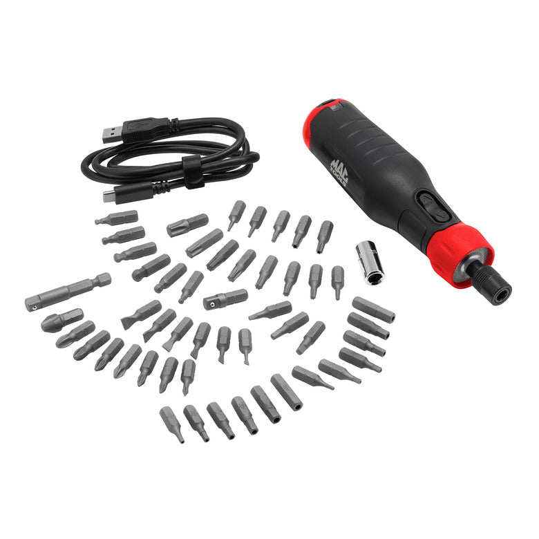 52-PC. Cordless Screwdriver Set