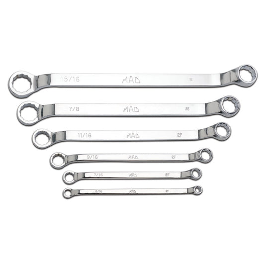 Long Deep-Offset Double-Box Wrench 13/16" x 15/16" 12-PT.