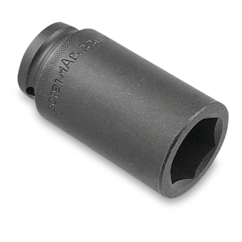 3/4" Drive 33mm ISO Wheel Nut Socket - 6-PT.