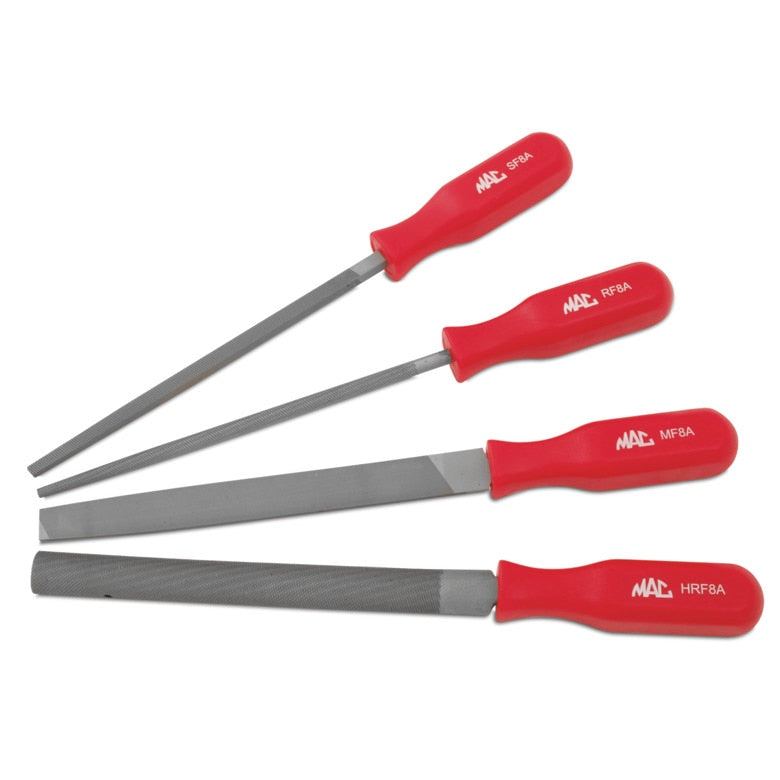 4-PC. Comfort-Grip™ Combination Bastard-Cut File Set