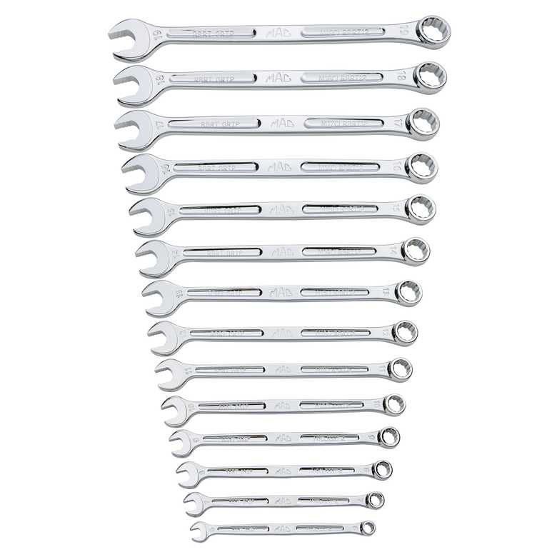14-PC. Metric R.B.R.T.™ Combination Wrench Set – 12 pt.