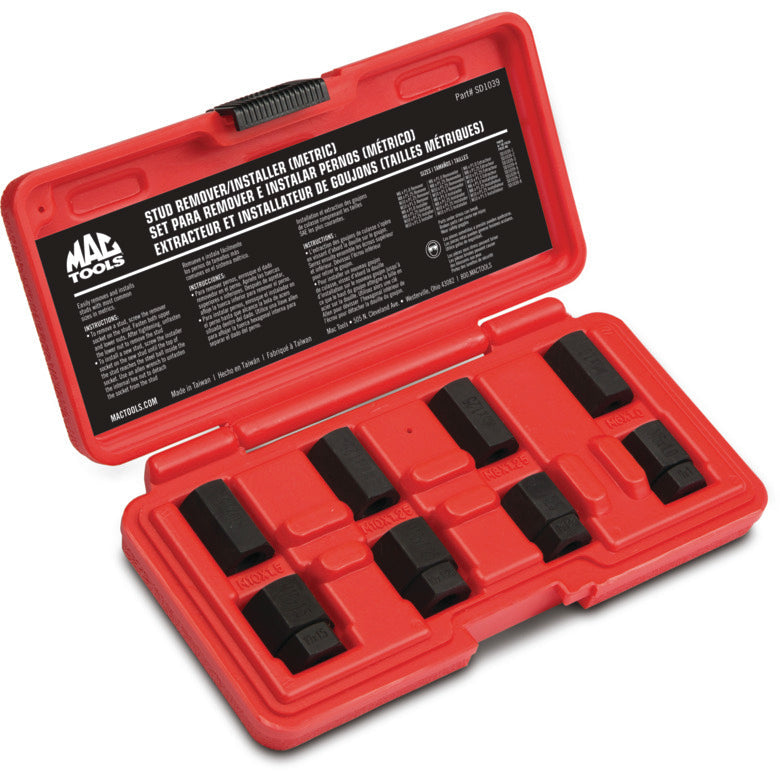 8-PC. Metric Stud Remover/Installer Set