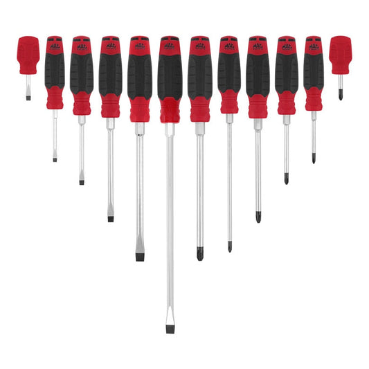 12-PC.  Mac-Grip™ Combination Screwdriver Set - Red