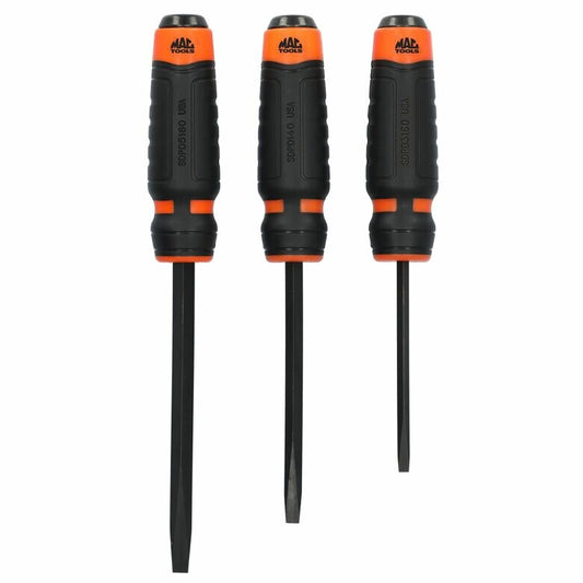 3-PC. Strikable Prying Screwdriver Set - Orange