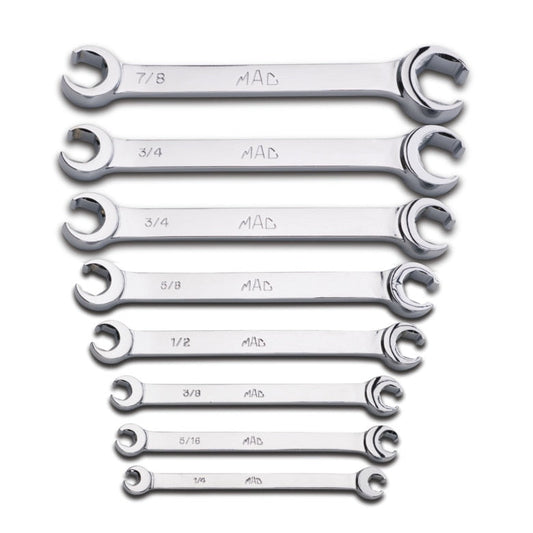 Double-End Flare Nut Wrench 3/8" x 7/16" - 6-PT.