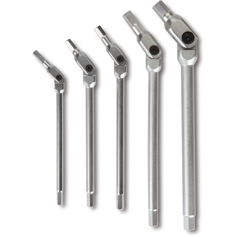 5-PC. SAE Pivot-Head Hex Key Set