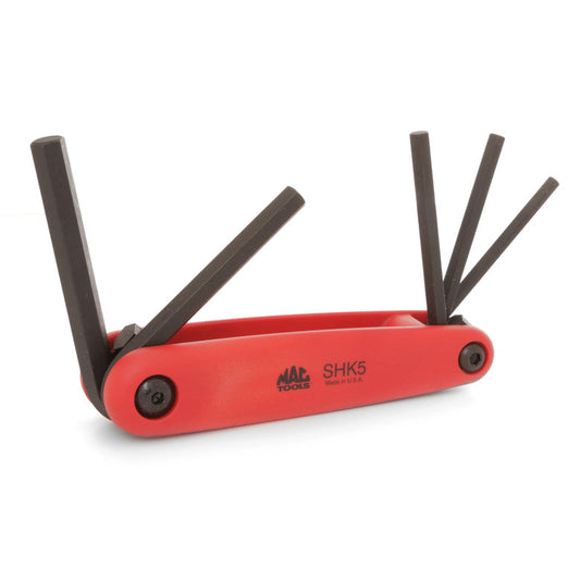 5-PC. SAE Fold-Up Hex Key Set
