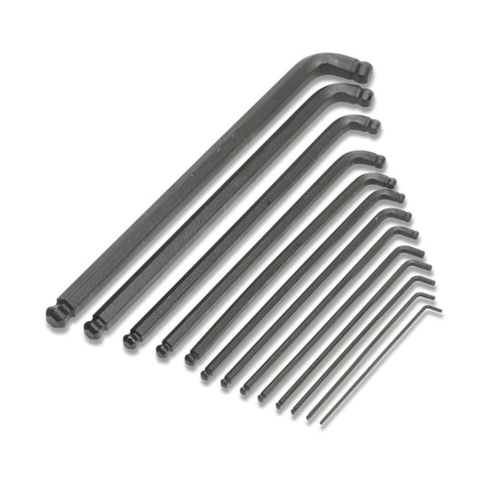 13-PC. SAE Stubby Double-Ball Hex L-Key Set