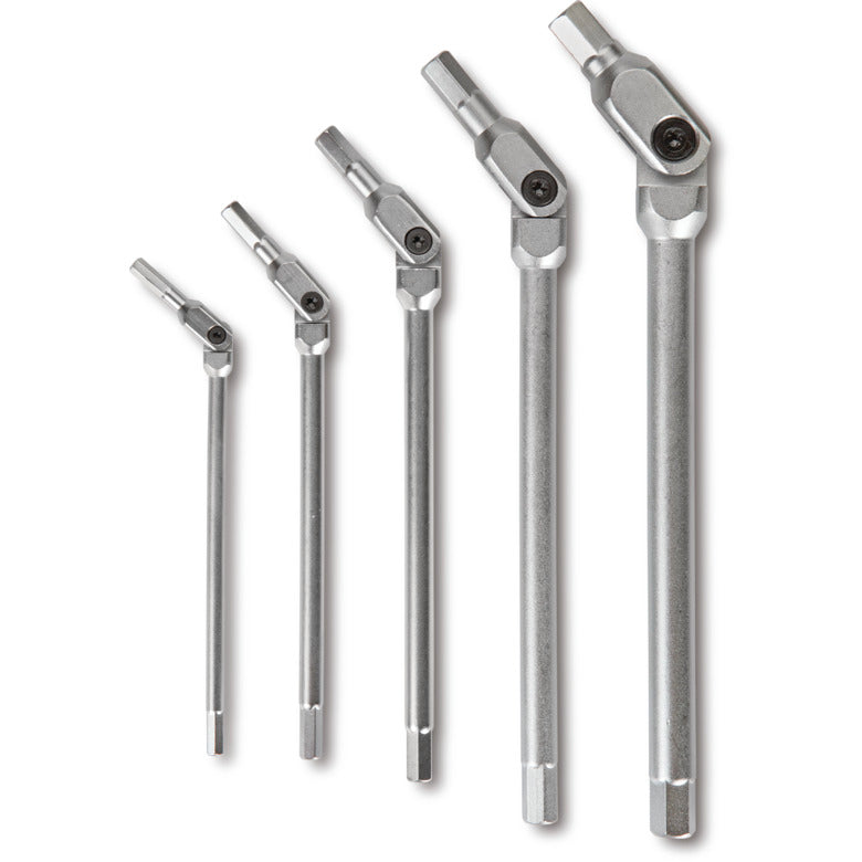5-PC. Metric Pivot-Head Hex Key Set