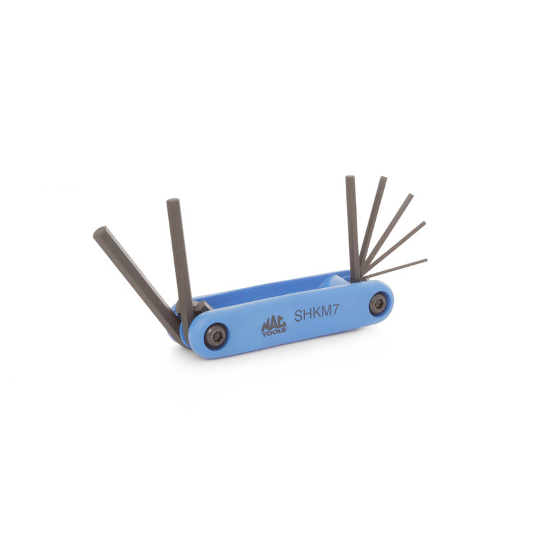 7-PC. Metric Fold-Up Hex Key Set