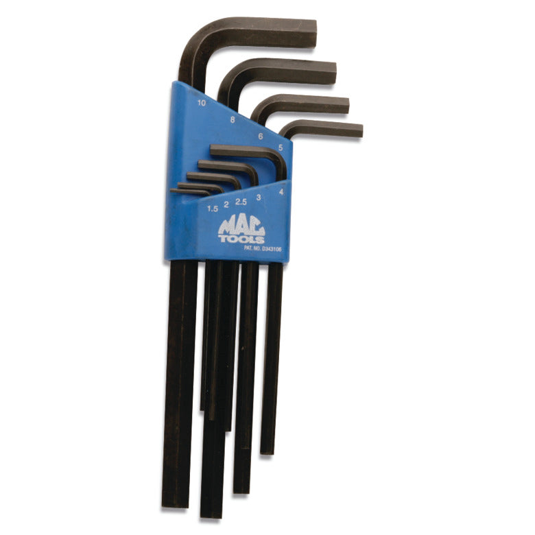 9-PC. Metric Long Arm Hex L-Key Set