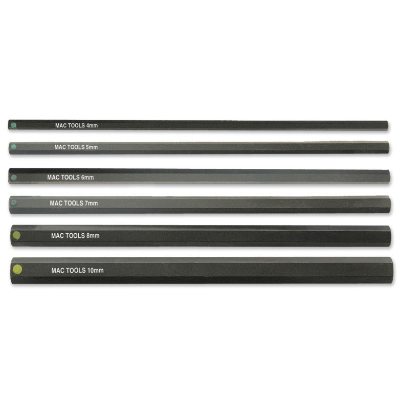 6-PC. Metric ProHold® Hex Bit Set - 6"