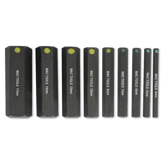 9-PC. Metric ProHold® Hex Bit Set - 2"