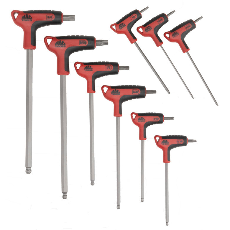 9-PC. R.B.R.T.™ SAE T-Handle Speed Hex Set